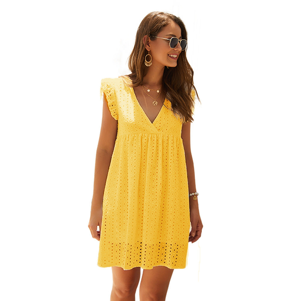 Élia™ | Robe courte en coton