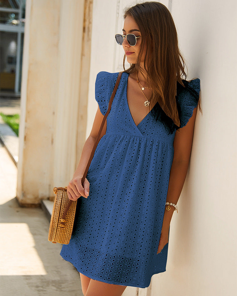 Élia™ | Robe courte en coton