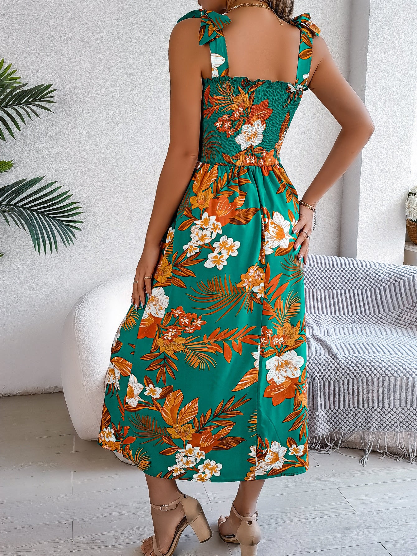 Maya™ | Robe Corset Fleurie