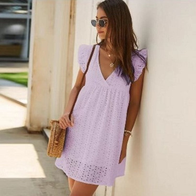 Élia™ | Robe courte en coton