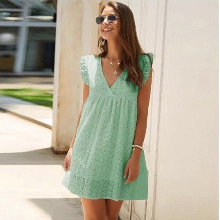 Élia™ | Robe courte en coton