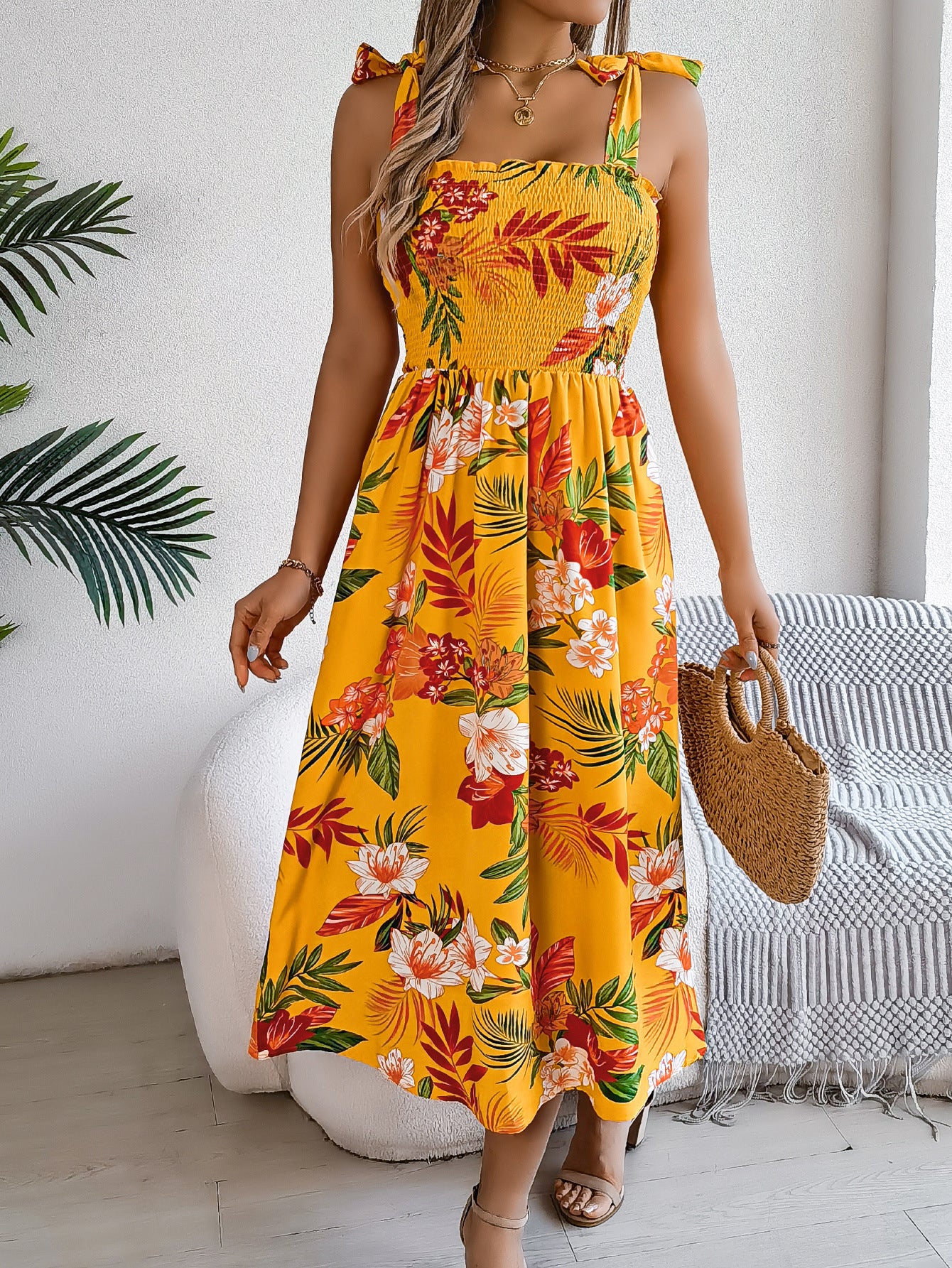 Maya™ | Robe Corset Fleurie